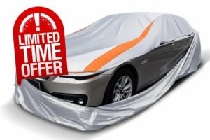 Sliver Full Enclosed Car Cover Universal Fit VW Beetle/Golf