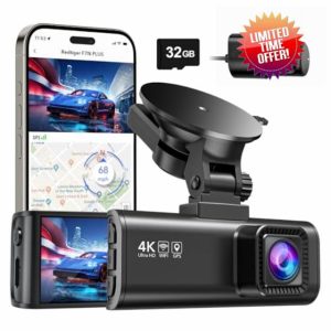 REDTIGER Dash Cam Front Rear