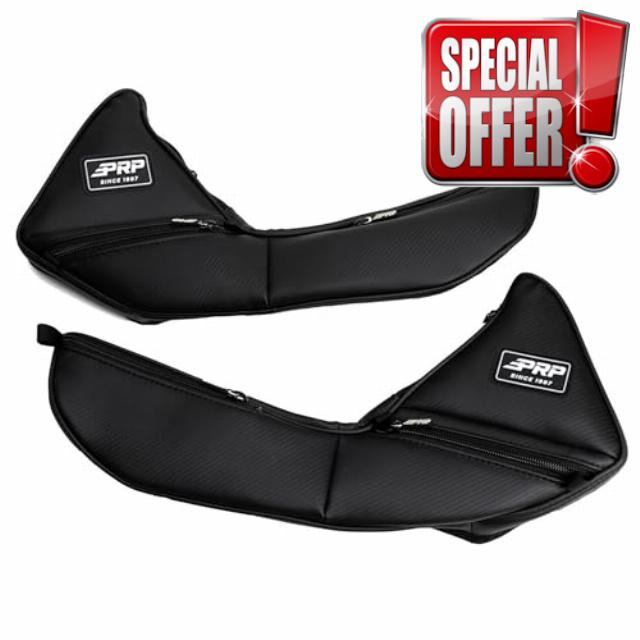 PRP Front Door Storage Bags with Knee Pads for 2025+ Polaris RZR PRO XP