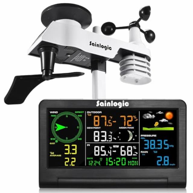 Sainlogic Weather Station Wireless Indoor Outdoor Sensor