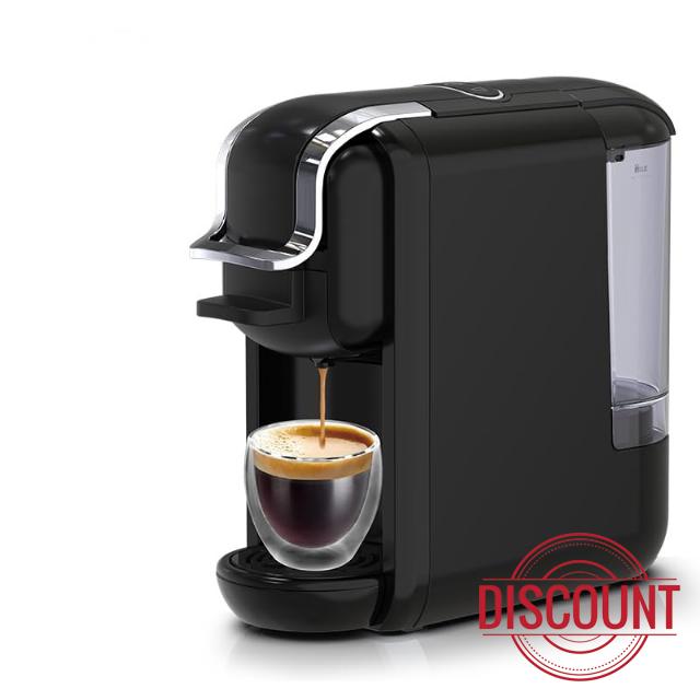 4-in-1 Pods Coffee Maker 19Bar