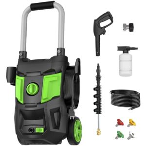 35FT Power Cord High Power Washers Electric Powered 4 Nozzles for Cleaning Patios