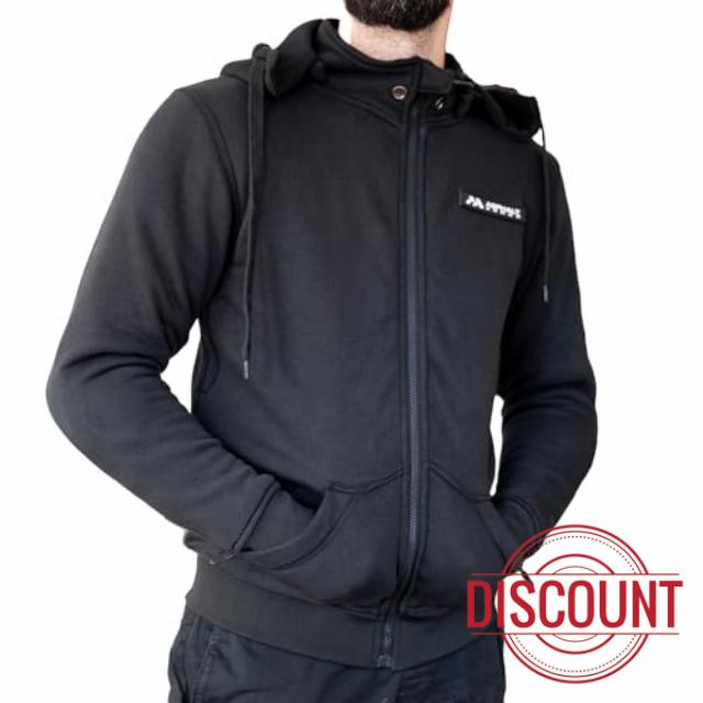 Motorcycle Armored Unisex Hoodie. Full DuPont™ Kevlar® Lining and CE Level-2 Protection