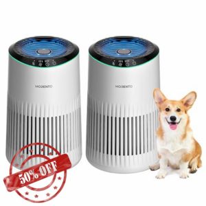 Air Purifiers for Bedroom Home with Sleep Mode for Smoke Pet Dander Odors