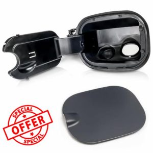Fuel Tank Filler Pipe Housing with Cap Door Fit for Chevy Silverado 1500 2019-2025 - Only Fit Chevrolet Gas 6'6" Bed - Gas Cap Tank Door Cove Pocket Assembly Replace# 84745944