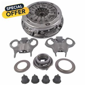 Transmission Dual Clutch Fork Kit 47783RP Replacement for Ford Fiesta 2011-2019 Ford Focus 2012-2017 6DCT250 DPS6 CA6Z-7515-J CA6Z-7515-K FA6Z-7B546-A F1FZ7B546B F1FZ-7B546-B