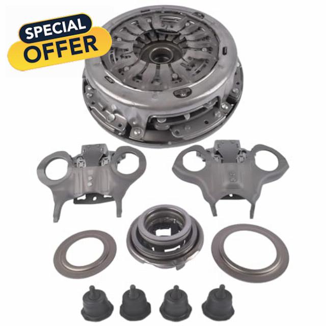 Transmission Dual Clutch Fork Kit 47783RP Replacement for Ford Fiesta 2011-2019 Ford Focus 2012-2017 6DCT250 DPS6 CA6Z-7515-J CA6Z-7515-K FA6Z-7B546-A F1FZ7B546B F1FZ-7B546-B