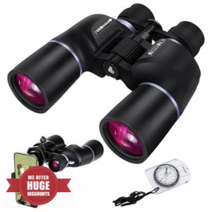 10-32x60 Zoom Binoculars for Adults High Powered with BAK4