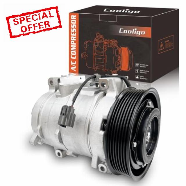 CO 28003C AC Compressor with Clutch Compatible for 2003-2007 Honda Accord 2.4L replacement CO 28003C 38810RBA006 38810RAAA01