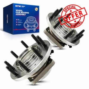 KAX 515145 Front Wheel Bearing hub Assembly Compatible with Chevrolet Silverado 2500 HD 2011-2019