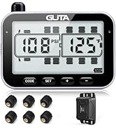 GUTA Tire Pressure Sensor - 433.92 MHz Tire Pressure Monitoring System Tools for RV Trailer Coach...