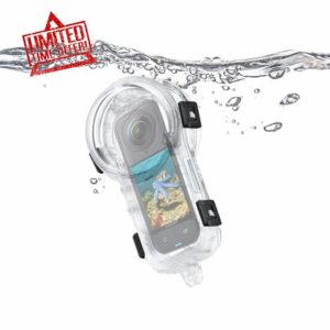 PCTC 60M/197FT Waterproof Case for Insta360 X5