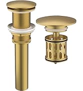 HEROBAI Single Hole Bathroom Faucet, Single Handle Modern Pull Out Bathroom Sink Faucet with 3 Wa...