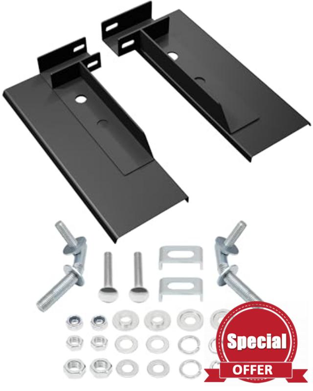 Heavy-Duty Protection Backrack Hardware Kit fit for 2017-2025 Ford F-250/F-350 Standard Bed