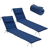 UFavo Home Outdoor Deep Seat Cushions for Patio Furniture Water Resistance Outdoor Cushion with R...