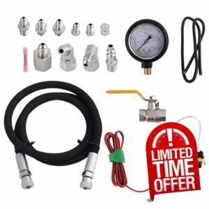 maXpeedingrods Hpop Test Tool High Pressure & Air Leak Test Gauge Tool Kit for Ford 6.0L & 7.3L Powerstroke 1994-2007