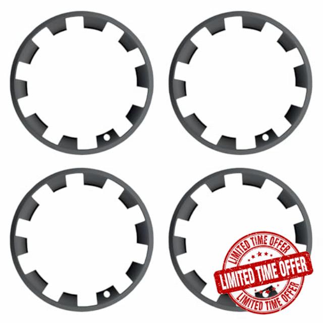 for Tesla Model Y 20 Inch Helix Wheel Rim Protector Hubcaps Helix Wheels Rim Cover Tire Trim Rings Matte Black 4Pcs Model Y Accessories