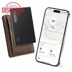Wallet Tracker Card Air-Tag (iOS Only) - Work with Apple Find My