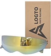 Logto Compatible with EXO Covert Visor Replacement Motorcycle Helmet Visor Sun Protection Anti-Sc...