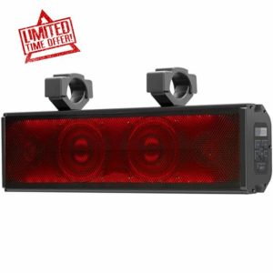 17" UTV Sound Bar Bluetooth Waterproof with RGB Lighting