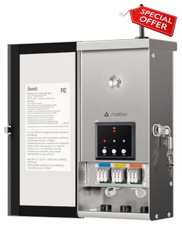 DEWENWILS 300W Matter Low Voltage Landscape Transformer