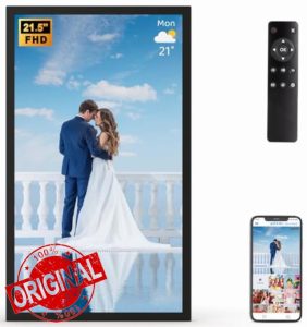 21.5" Large Digital-Picture-Frame WiFi Electronic-Frame - 1920x1080 FHD IPS Display 32GB Storage