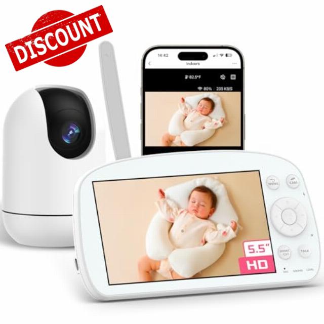 Smart WiFi Baby Monitor with Camera and Audio