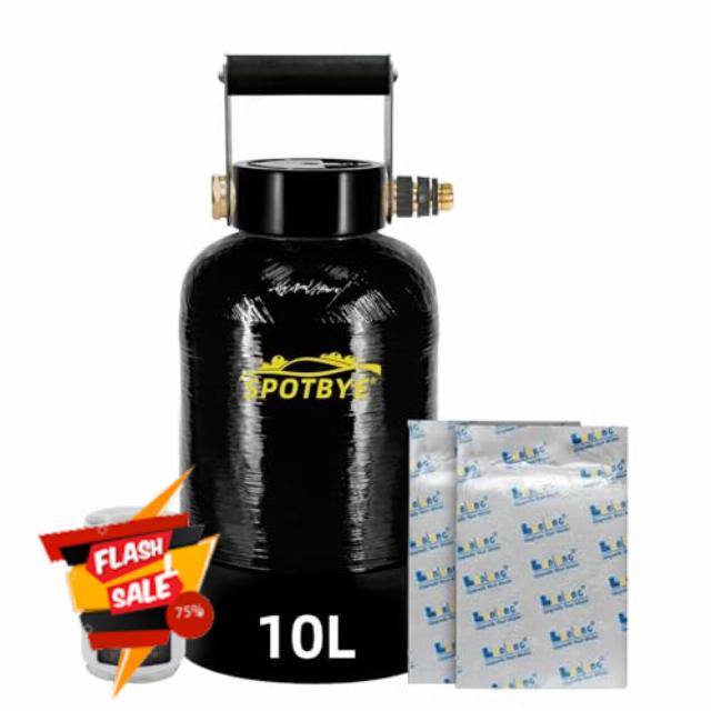 10L Deionized Car Wash System – Built-in Pre-Filter & Resin – Spot-Free Rinse for Cars