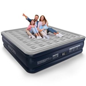 18" Top Inflatable Mattress with Waterproof Flocking Fabric