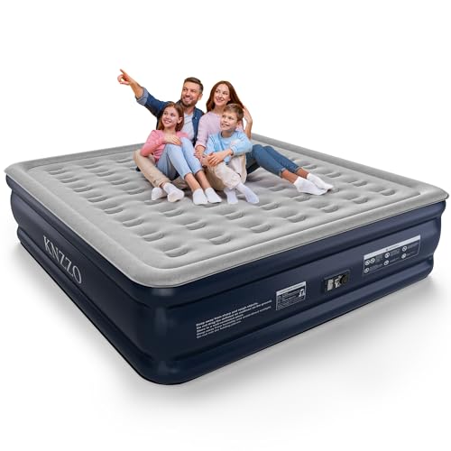 18" Top Inflatable Mattress with Waterproof Flocking Fabric