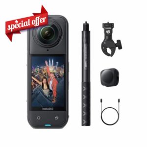 Insta360 X5 Motorcycle Bundle - Waterproof 8K 360° Action Camera