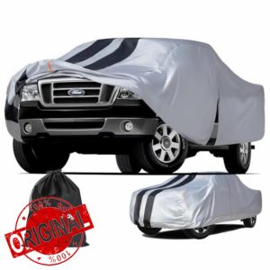Ford F-150 Truck Cover Custom Fit 2008-2025 SuperCrew Cab Short Bed(5.5'-6.5') with Door Zipper