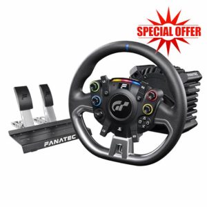 Fanatec Officially Licensed Gran Turismo DD Pro PlayStation Sim Racing Steering Wheel