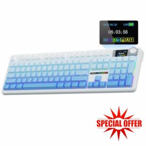 AULA F108 PRO - Wireless Mechanical Keyboard with Screen&Knob