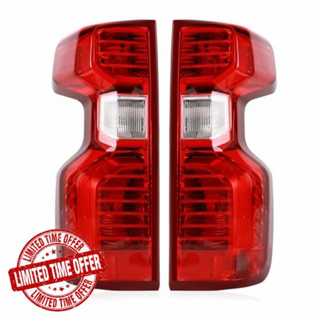 Tail lights Assembly Compatible with 2019-2025 Chevy Silverado 1500 2500HD 3500HD
