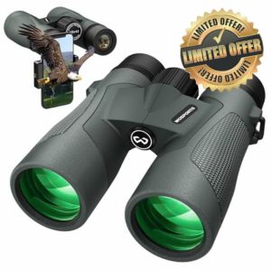 WOSPORTS 10x42 Binoculars for Adults - IP67 Waterproof Binoculars for Bird Watching