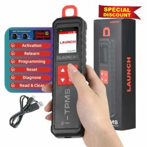 2025 LAUNCH X-431 i-TPMS Car Tire Pressure Service Tool Supports All 315/433MHz Sensors Work with X-431 Scanner Upgraded of TSGUN Handheld TPMS Diagnostic Tool Relearn Reset and Coding