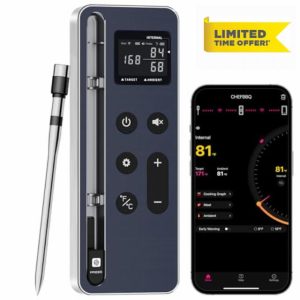 Bluetooth Meat Thermometer Digital – Wireless Smart Digital Meat Thermometer for Grilling