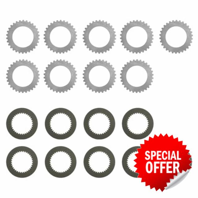 AT339922 T229406 Replacement Clutch Disc Kit Compatible with John Deere 410J 410K 310J 310K 310SJ 310SK 315SJ 315SK 325J 325K 325SK 210K 210LE 210LJ