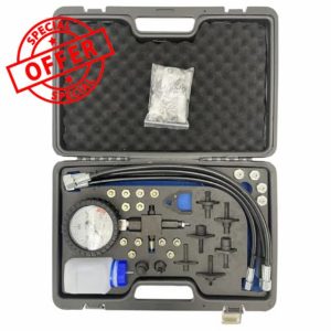 Automotive Common Rail Diesel High Pressure(2000Bar) Tester Kit and Injector Pipe Blanks Automotive Diesel Common Rail Pressure Detection Tool for Different Testing