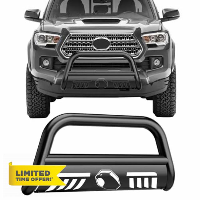 Bull Bar 3" Front Bumper Guard Grille Brush Push Bar for Trucks for Toyota Tacoma 2016-2023