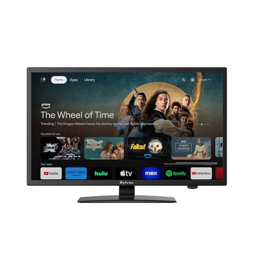 24" 12 Volt TVs for RV Camper 1080P DC/AC Powered Television
