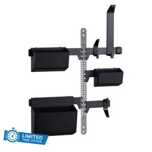 Steadyrack GearMate Storage Organizer System – Bike Accessories Storage for Garage and Home – Space Saver