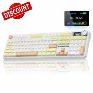 AULA F108 PRO - Wireless Mechanical Keyboard with Screen&Knob