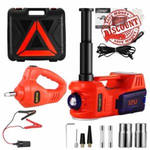 Electric Car Jack kit 5 Ton 12V Electric Floor Jack Lift for Vehicle