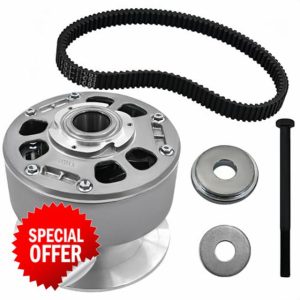 49093-1064 Drive Clutch Converter Assembly w/Drive Belt & Puller Tool 59011-1057 57001-1429 Compatible with Kawasaki Mule 2500/2510/2520/2010/2020/2030 1993-2000