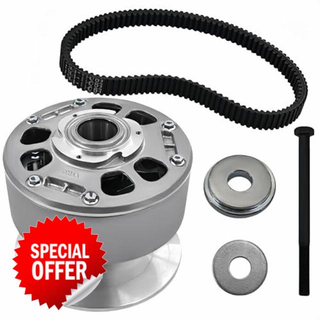 49093-1064 Drive Clutch Converter Assembly w/Drive Belt & Puller Tool 59011-1057 57001-1429 Compatible with Kawasaki Mule 2500/2510/2520/2010/2020/2030 1993-2000