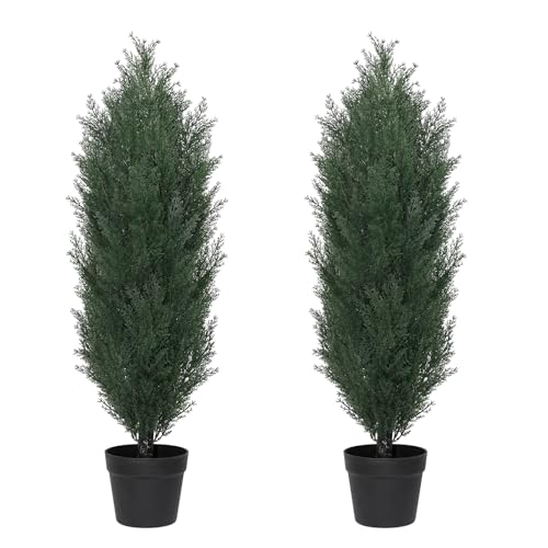 Fake Potted Plants for Front Porch Outside Planter Patio Decor