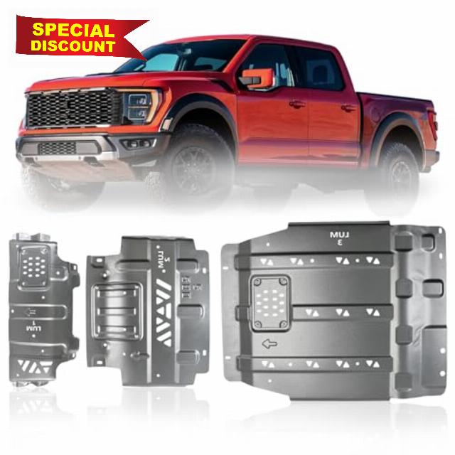 Full Skid Plate for Ford F150 2015-2022 | Heavy-Duty Complete Underbody with Engine Front