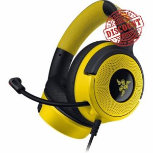 Razer Kraken V4 X Wired Gaming Headset: 40 mm Drivers - Cardioid Mic - Memory Foam Cushions - Chroma RGB Lighting - Type C & Type A Cable - for PC